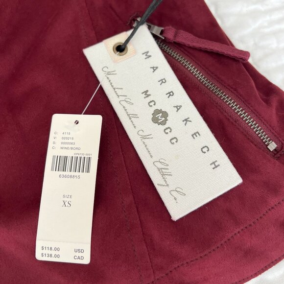 NWT Anthropologie Marrakech Draped Sueded Jacket - Picture 3 of 4